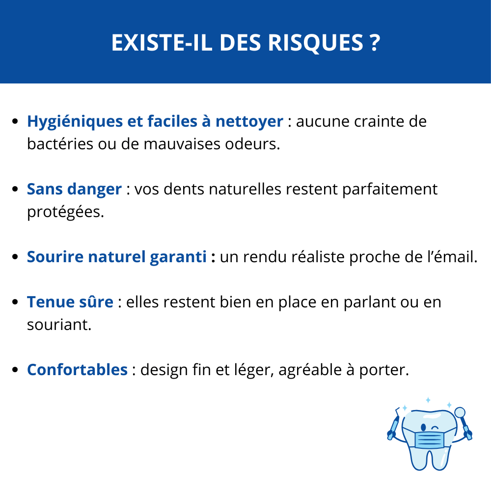 DentalFlex™ | Set de facettes modulables (haut et bas)