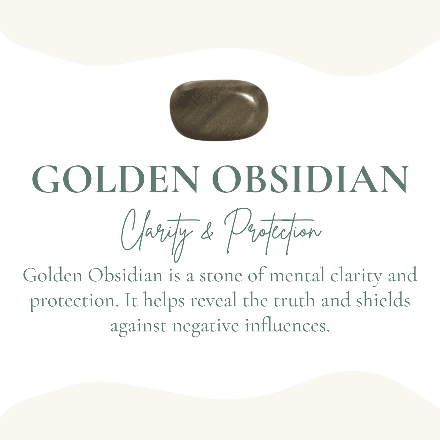 Golden Obsidian Sphere Pendant