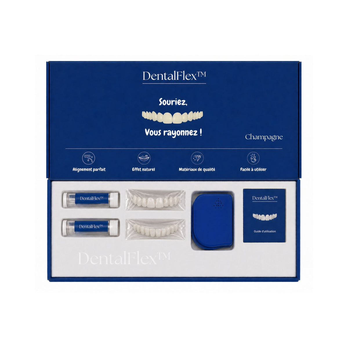 DentalFlex™ | Set de facettes modulables (haut et bas)