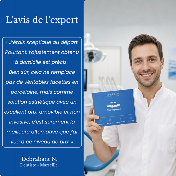 DentalFlex™ | Set de facettes modulables (haut et bas)