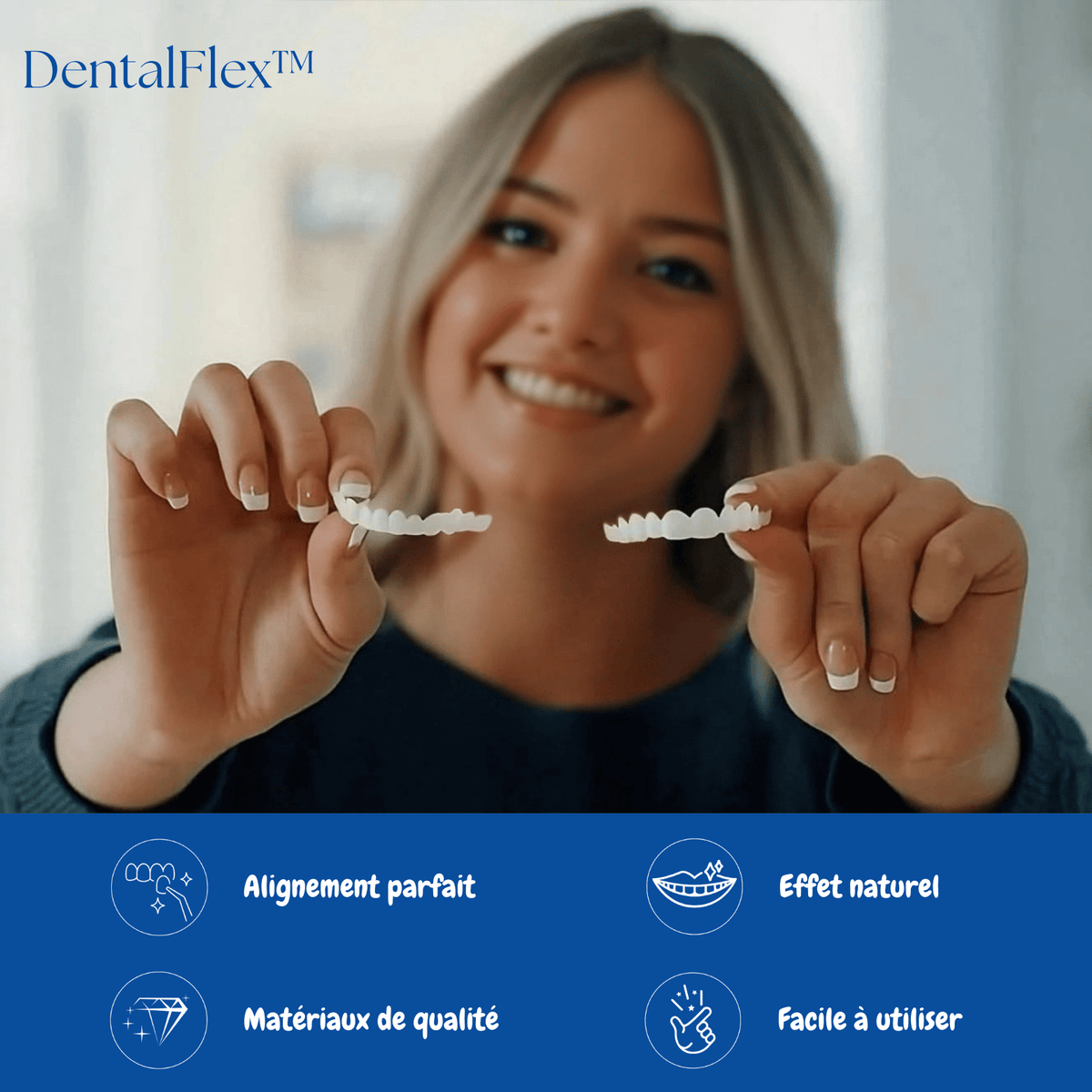 DentalFlex™ | Set de facettes modulables (haut et bas)