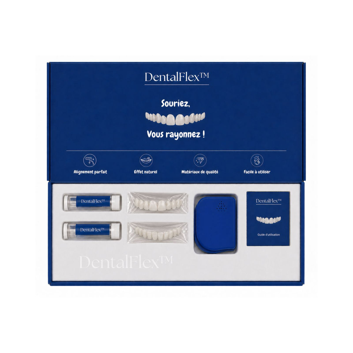 DentalFlex™ | Set de facettes modulables (haut et bas)