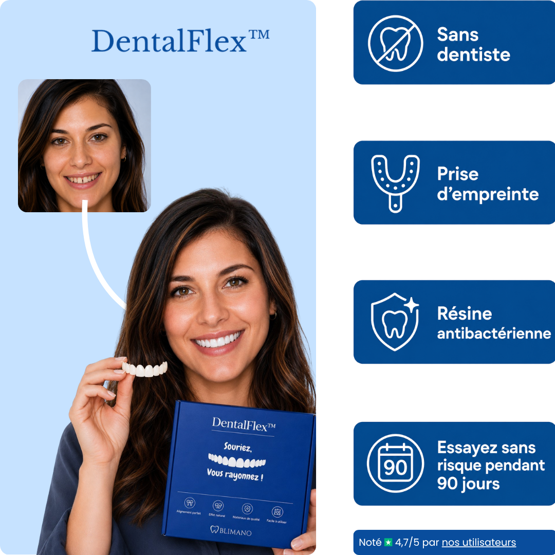 DentalFlex™ | Set de facettes modulables (haut et bas)