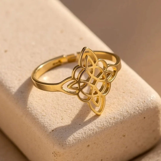 Adjustable Ring “Eternal Protection” – Witch’s Knot