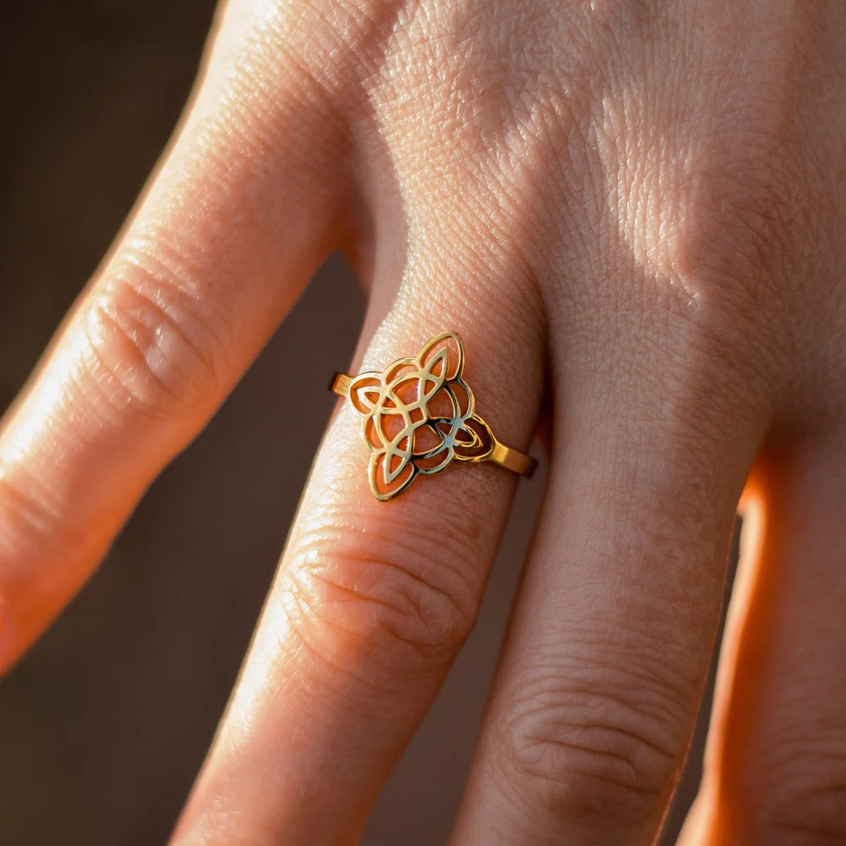 Adjustable Ring “Eternal Protection” – Witch’s Knot