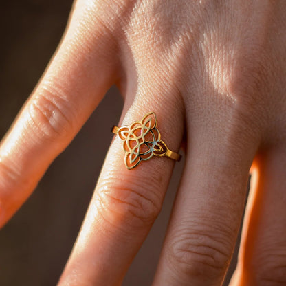 Adjustable Ring “Eternal Protection” – Witch’s Knot